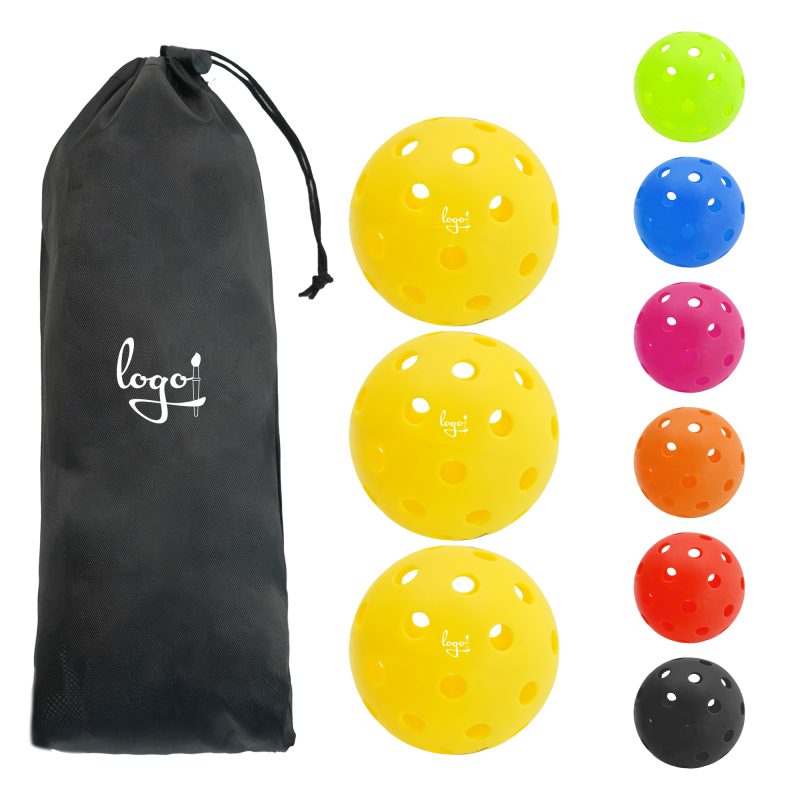 Custom Complete Pickleball Set with Balls and Drawstring Bag