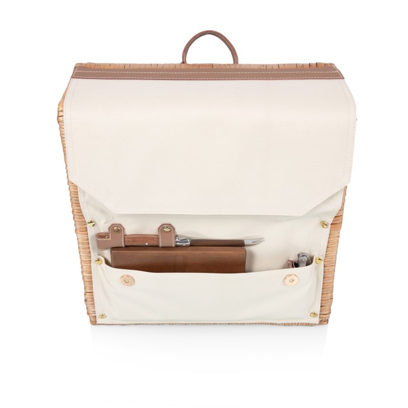 Custom Corsica Grande Wine & Cheese Basket Backpack - 4