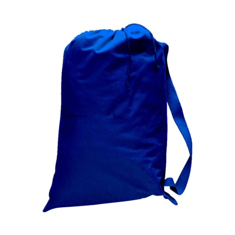 Custom Cotton Canvas Drawstring Bag USA Decorated - 4