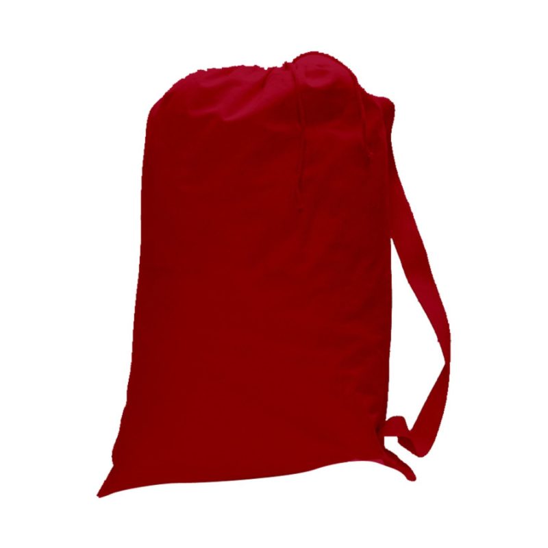 Custom Cotton Canvas Drawstring Bag USA Decorated - 5