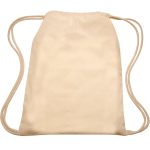 Custom Cotton Cinch Up Bag Lightweight Drawstring Backpacks - 1
