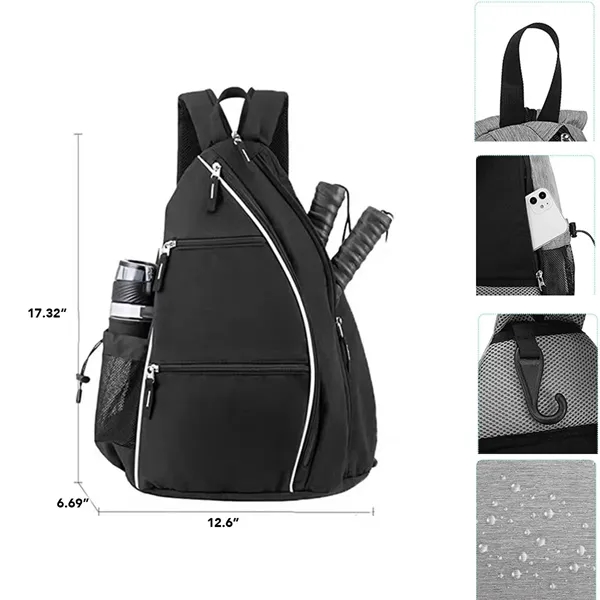 Custom Crossbody Backpack For Pickleball Racketball - 1