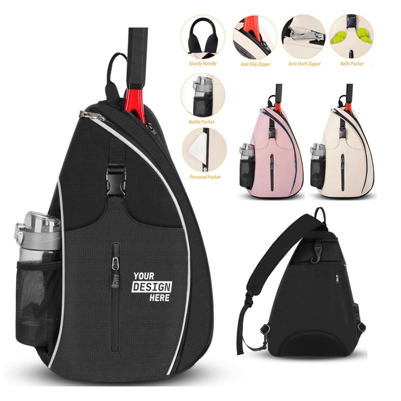 Custom Crossbody Backpack For Pickleball Tennis And Racketball