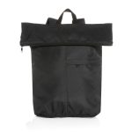 Custom Dillon AWARE rPET Lightweight Foldable Backpack - Black - 1
