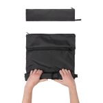 Custom Dillon AWARE rPET Lightweight Foldable Backpack - Black - 5
