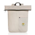 Custom Dillon AWARE rPET Lightweight Foldable Backpack - Off White