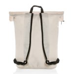 Custom Dillon AWARE rPET Lightweight Foldable Backpack - Off White - 3