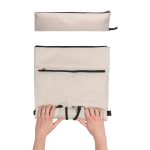 Custom Dillon AWARE rPET Lightweight Foldable Backpack - Off White - 6