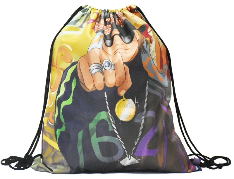 Custom Drawstring Backpack With Full Color Sublimation Cinch Sports Bag - 1