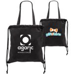 Custom Drawstring Milan Suede Backpacks (14" x 15.5")
