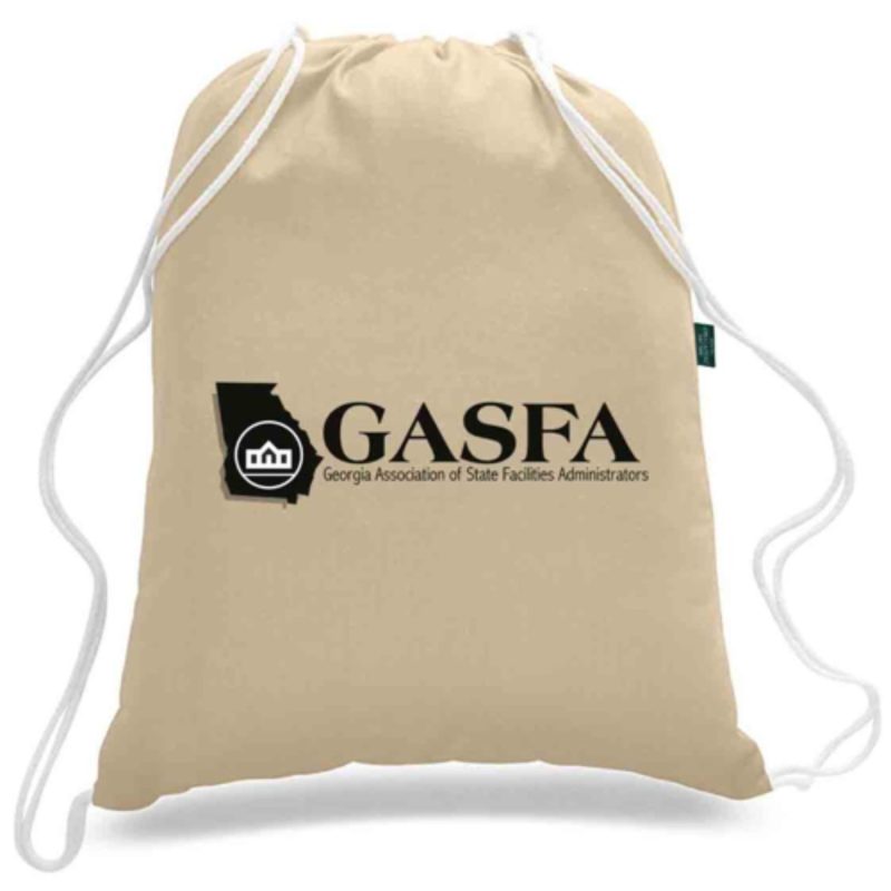 Custom Eco-Friendly Drawstring Organic Sports Backpack - 1
