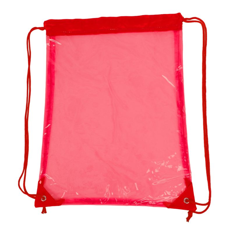 See-Through Draw String Backpack - 1
