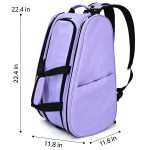 Custom Elite Pickleball Backpack with Ventilated Shoe Compartment - 1