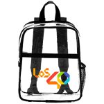 Custom EventGuard Clear Stadium Backpack (10" x 12" x 4") - 1