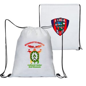 Custom Full Color Bag Non-Woven Drawstring Sublimation Backpacks