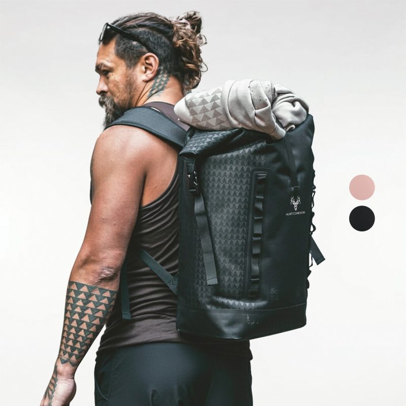 Custom GOT BAG® ROLLTOP Jason Mamoa – GOTS Certified Ocean Plastic Backpack