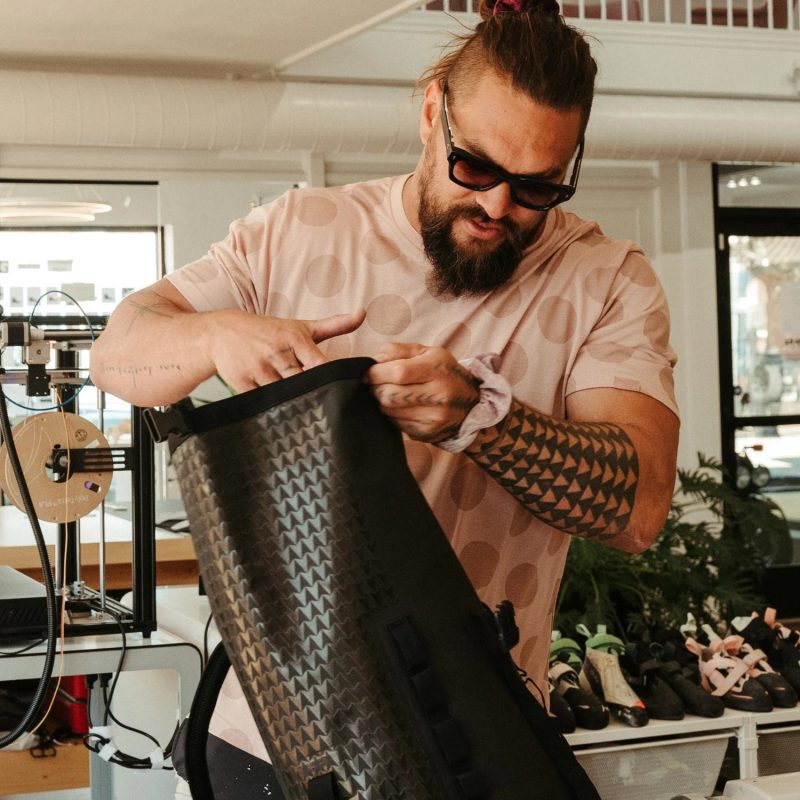 Custom GOT BAG® ROLLTOP Jason Mamoa – GOTS Certified Ocean Plastic Backpack - 9