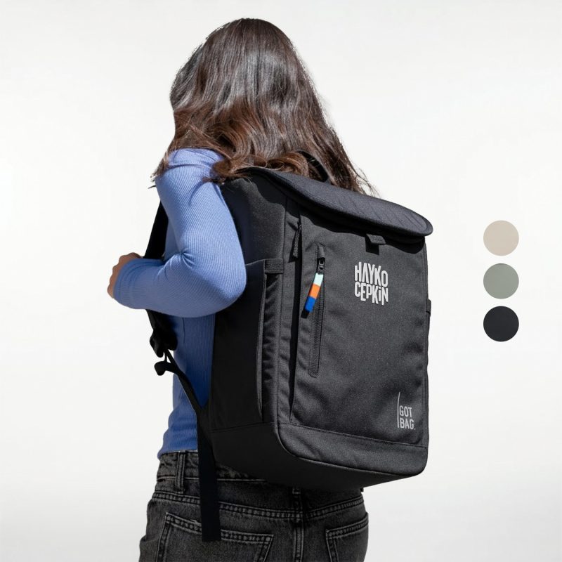 Custom GOT BAG® Serene Pack – GOTS Certified Ocean Plastic Backpack