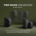 Custom GREGORY® Border 50 + 15 Convertible Travel Backpack with Laptop Daypack - 7