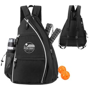 Custom Glass Pickleball Set w/ Backpack