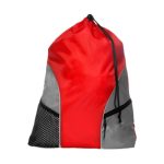 Custom Gym Backpack w/Drawstring Closure & Mesh Front Pockets (18.5"x16") - 1