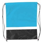 Custom Gym Dual Color Team Bags Three-Tone Drawstring Backpack (15" x 18") - 1