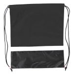 Custom Gym Dual Color Team Bags Three-Tone Drawstring Backpack (15" x 18") - 2