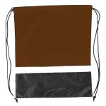 Custom Gym Dual Color Team Bags Three-Tone Drawstring Backpack (15" x 18") - 3