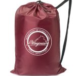 Custom Heavy Duty Extra-Large Laundry Drawstring Backpack (30" x 45") - 2