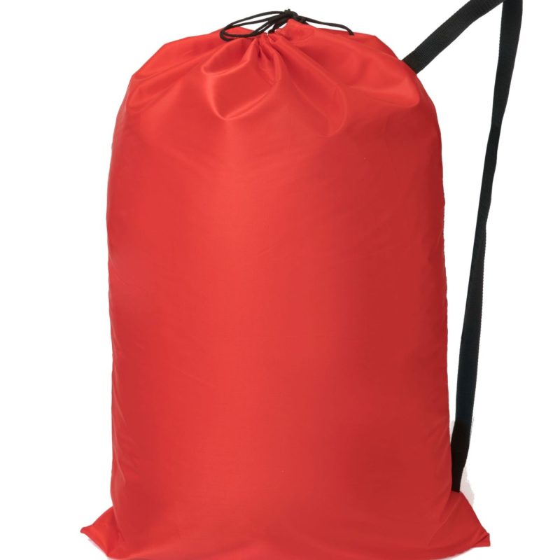 Custom Heavy Duty Extra-Large Laundry Drawstring Backpack (30" x 45") - 8
