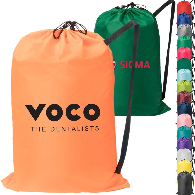 Custom Heavy Duty Extra-Large Laundry Drawstring Backpack (30" x 45")