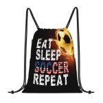 Custom Heavy Duty Full Color Drawstring Backpack w/ Strap Loop (14" x 17")