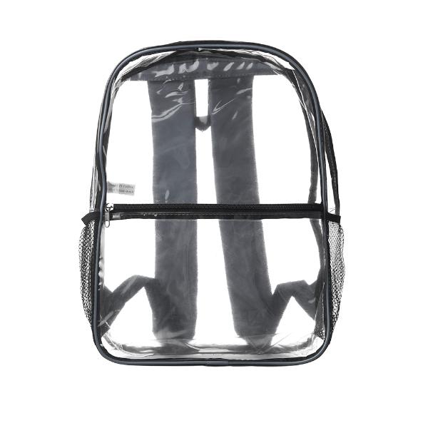 Custom Heavy Duty Multi-Function PVC Transparent Backpack (11"W X 15.50") - 1