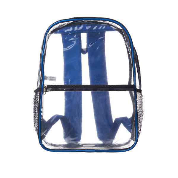 Custom Heavy Duty Multi-Function PVC Transparent Backpack (11"W X 15.50") - 2