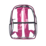 Custom Heavy Duty Multi-Function PVC Transparent Backpack (11"W X 15.50") - 3