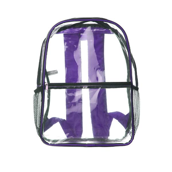 Custom Heavy Duty Multi-Function PVC Transparent Backpack (11"W X 15.50") - 4