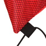 Custom Heavy Duty Tri Color w/ Slip & Side Mesh Pocket Drawstring Backpack (13" x 17") - 2