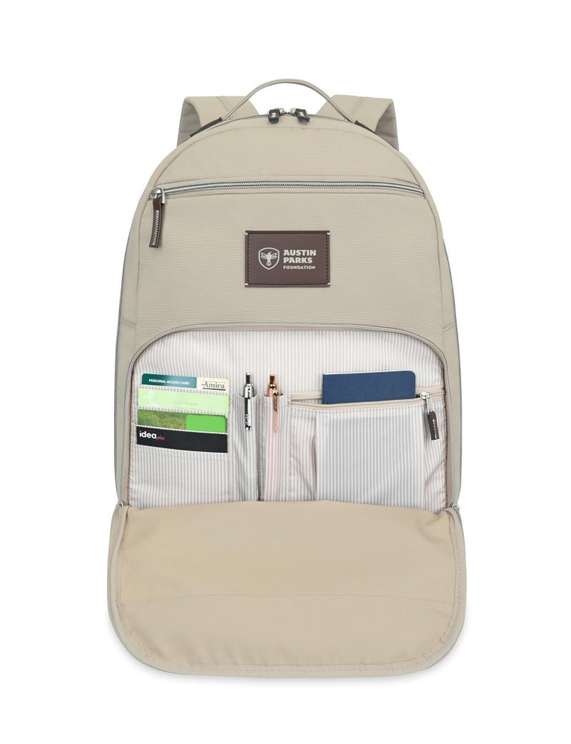 Custom Heritage Supply Co. Legacy Recycled rPET Laptop Backpack - Trench Coat - 2