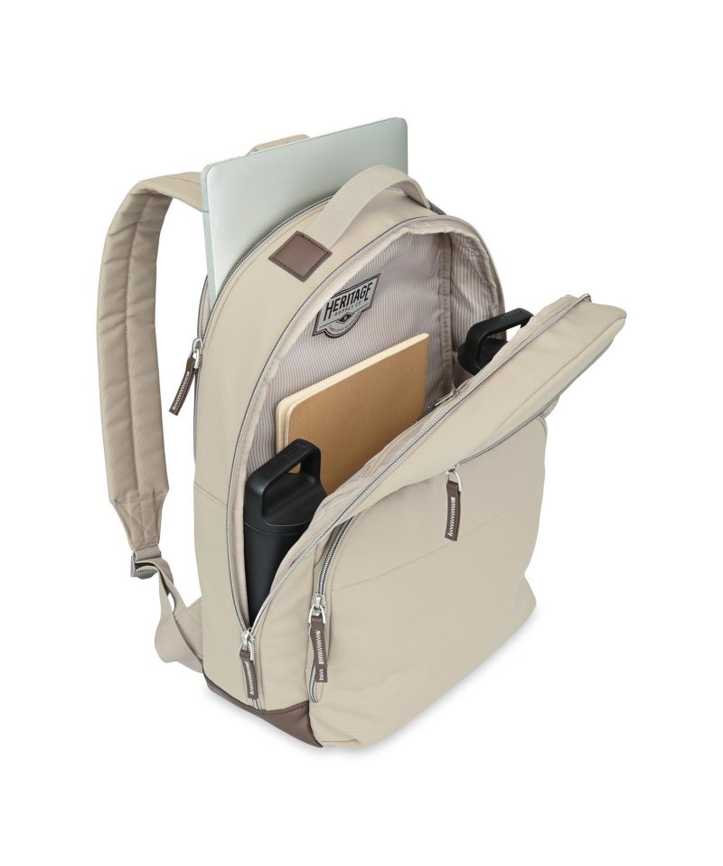 Custom Heritage Supply Co. Legacy Recycled rPET Laptop Backpack - Trench Coat - 3