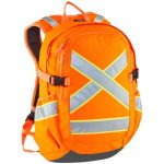 Custom Hi Viz Reflective Piping-X Two Tone Safety Workwear Backpack - 1