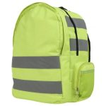 Custom Hi Viz Reflective Tape Utility Safety Backpack