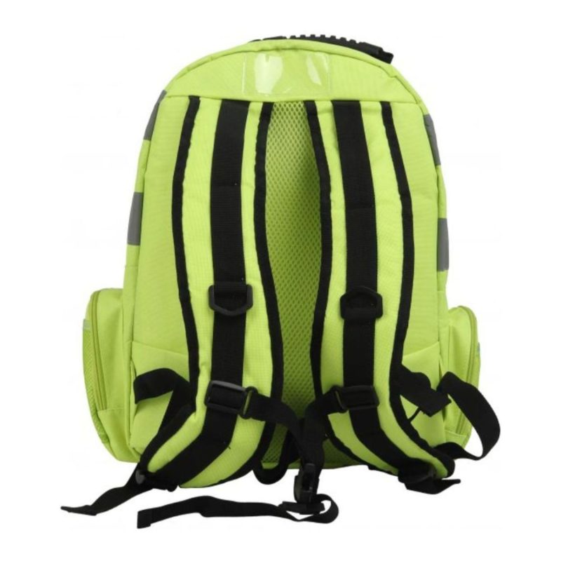 Custom Hi Viz Reflective Tape Utility Safety Backpack - 2
