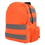 Custom Hi Viz Reflective Tape Utility Safety Backpack - 3