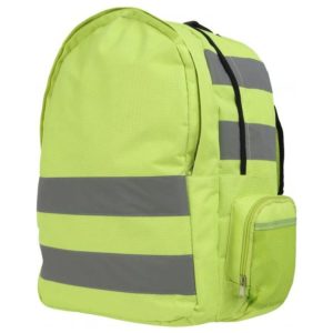 Custom Hi Viz Reflective Tape Utility Safety Backpack