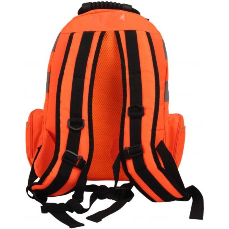 Custom Hi Viz Reflective Tape Utility Safety Backpack - 5