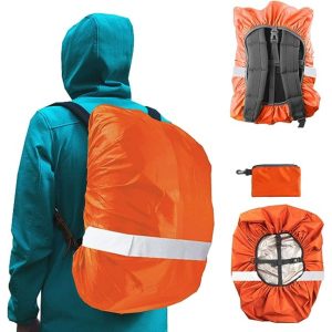 Custom Hi Viz Waterproof Ultralight Reflective Tape Safety Rain Cover Backpack