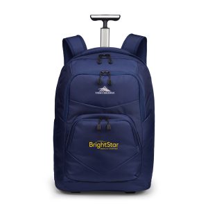Custom High Sierra Freewheel Pro Wheeled Backpack - True Navy
