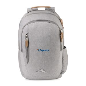 Custom High Sierra Haidan Laptop Backpack - Light Grey Heather