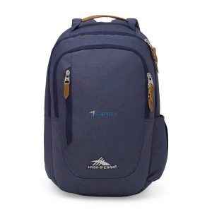 Custom High Sierra Haidan Laptop Backpack - Navy Heather
