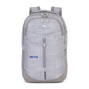 Custom High Sierra Swerve Pro Laptop Backpack - Silver Heather